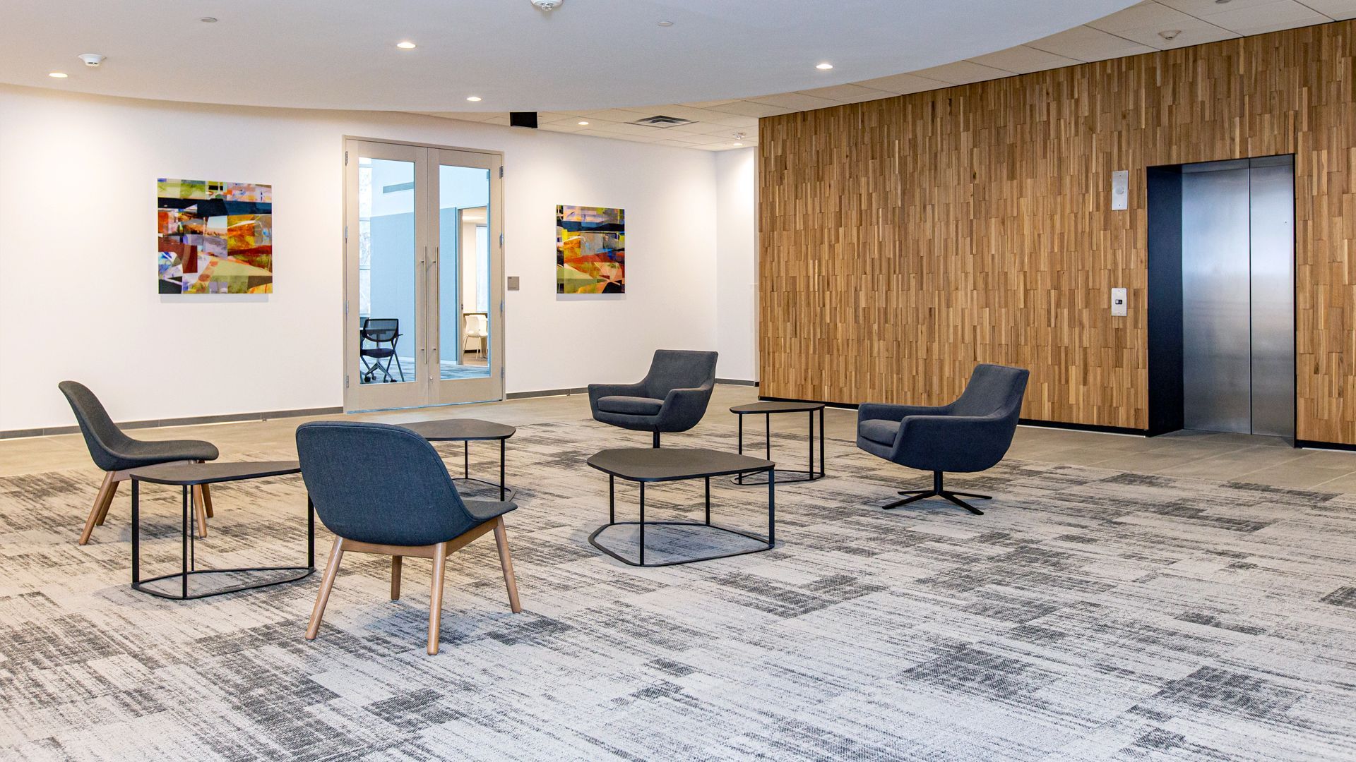 lobby area with chair