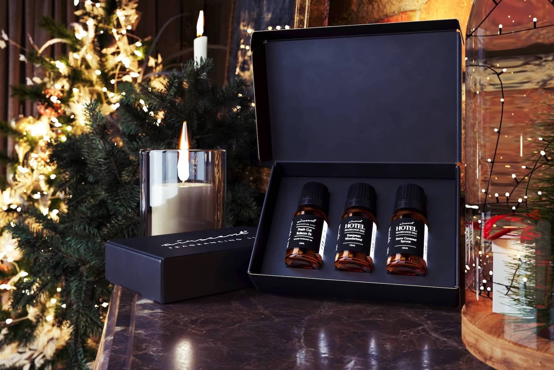 Christmas Tree Scent Fragrance Oil Gift Set