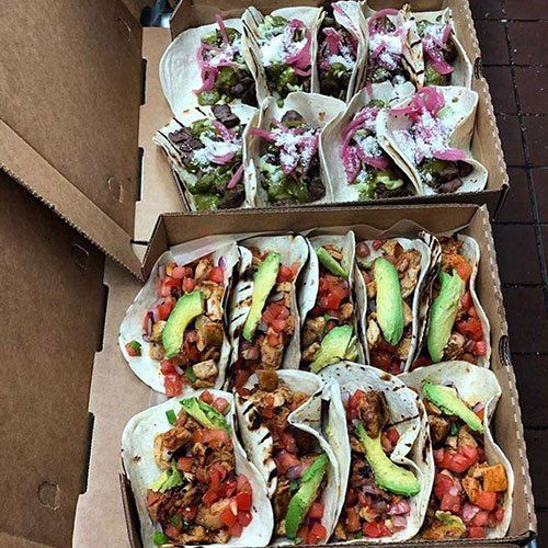Our delicious Tacocat tacos!