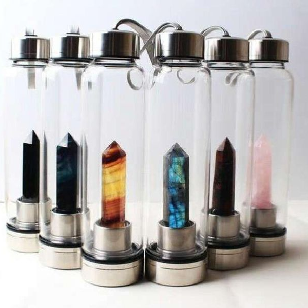 ขวดน้ำอัญมณีบำบัด (Crystal Healing Bottle) ขวดน้ำอัญมณีบำบัด (Crystal Healing Bottle)