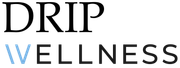 Logo for Drip Wellness, with 