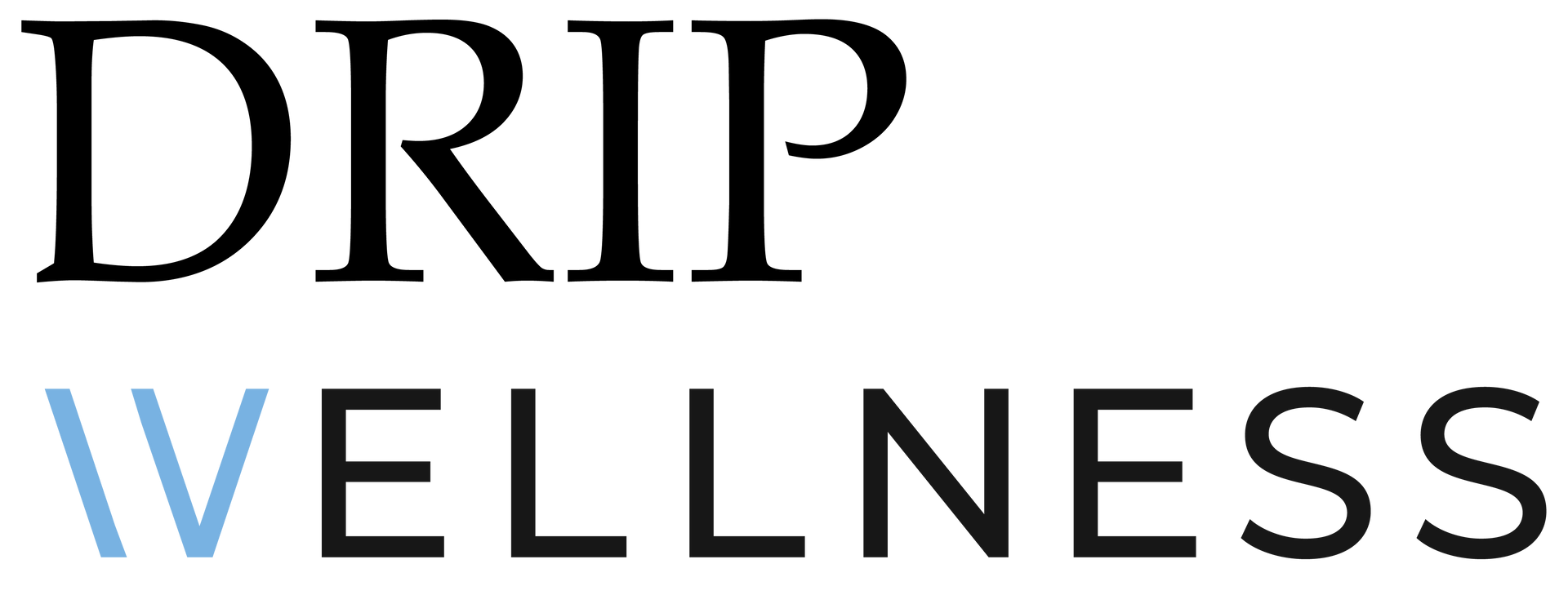 Logo for Drip Wellness, with