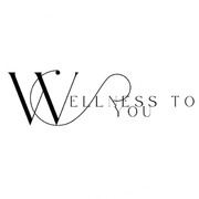 Logotipo de Wellness to You en texto negro con