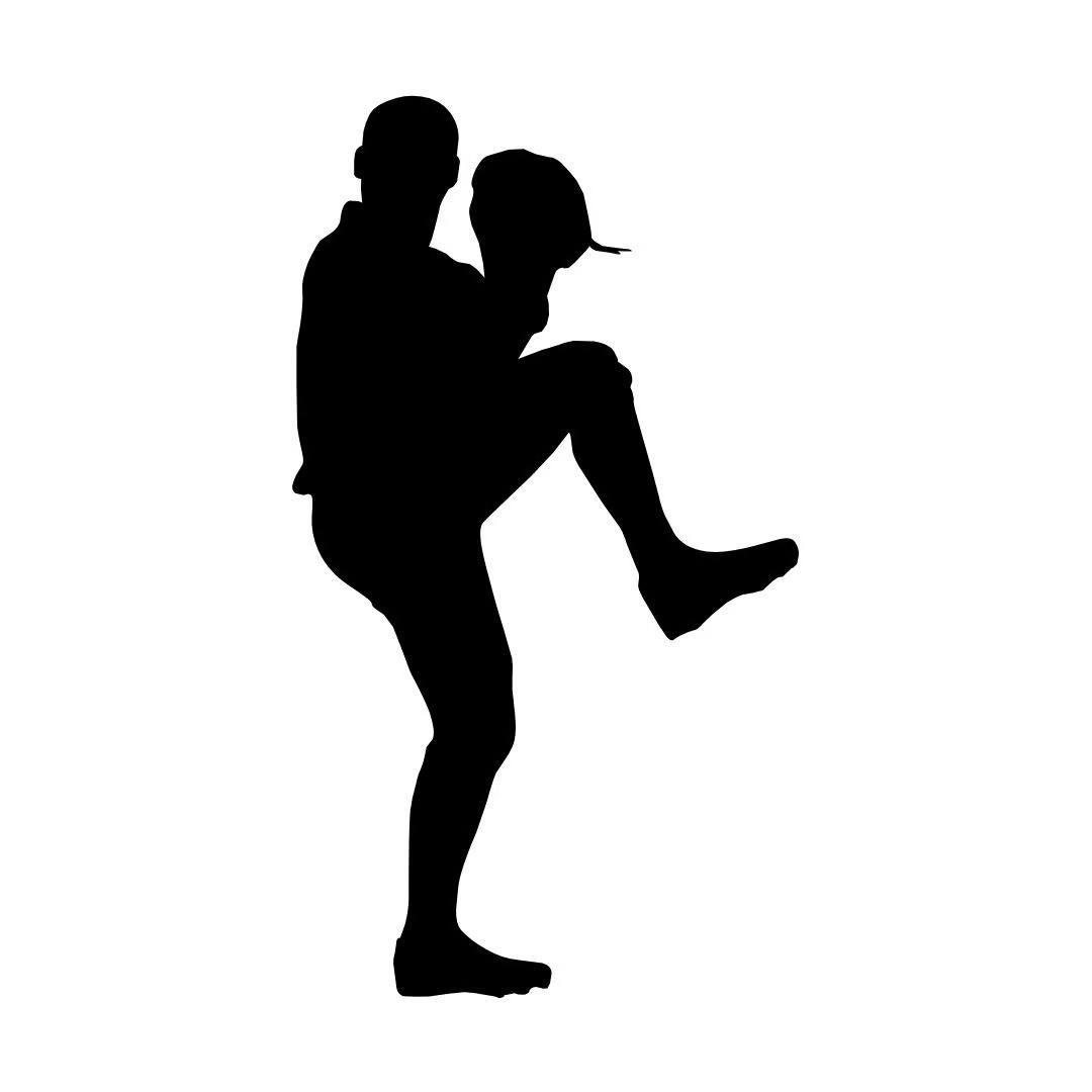 A silhouette of a baseball player pitching a ball.