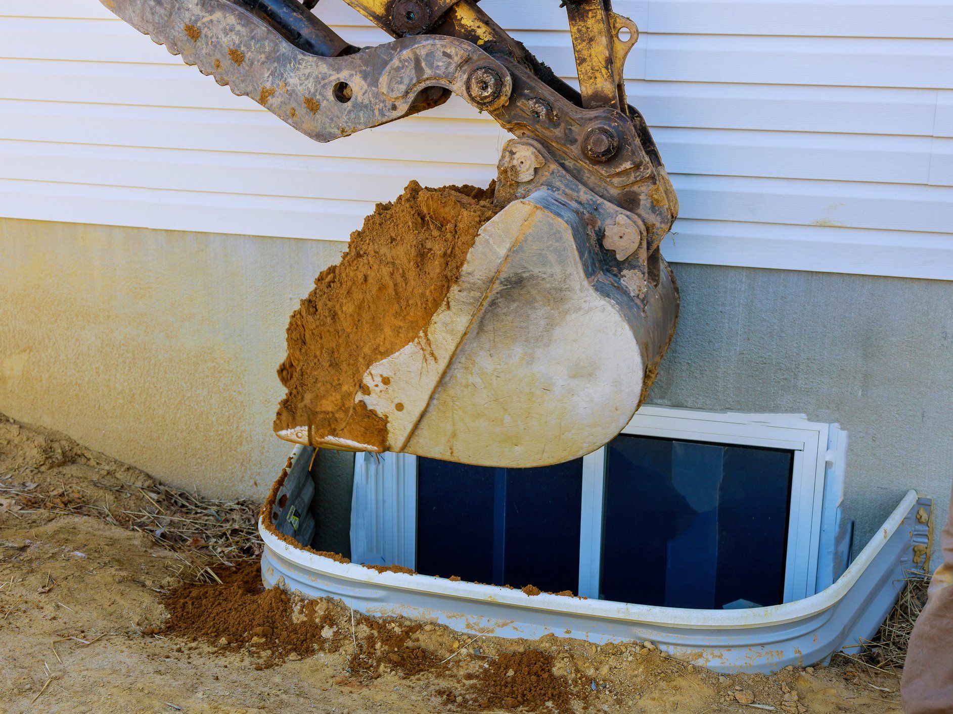 Excavator Moving Earthmover - Stanardsville, VA - Nathaniel Greene Construction Co