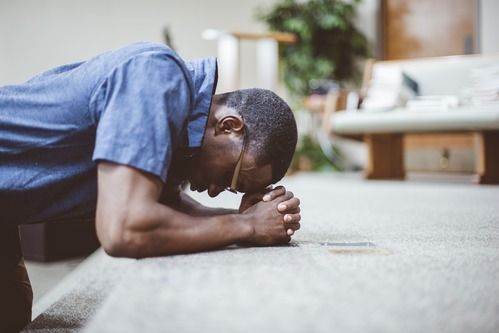 Intercessory prayer gathering at Full Deliverance Baptist Church in Florida City