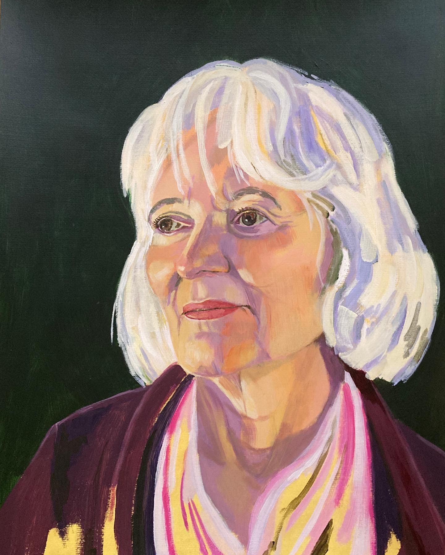 Portret Hetty
Acryl, 700 x 500 mm.