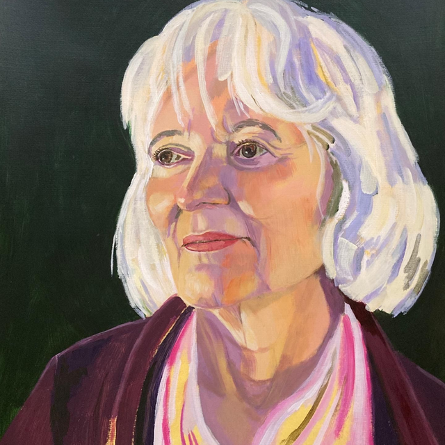 Portret Hetty
Acryl, 700 x 500 mm