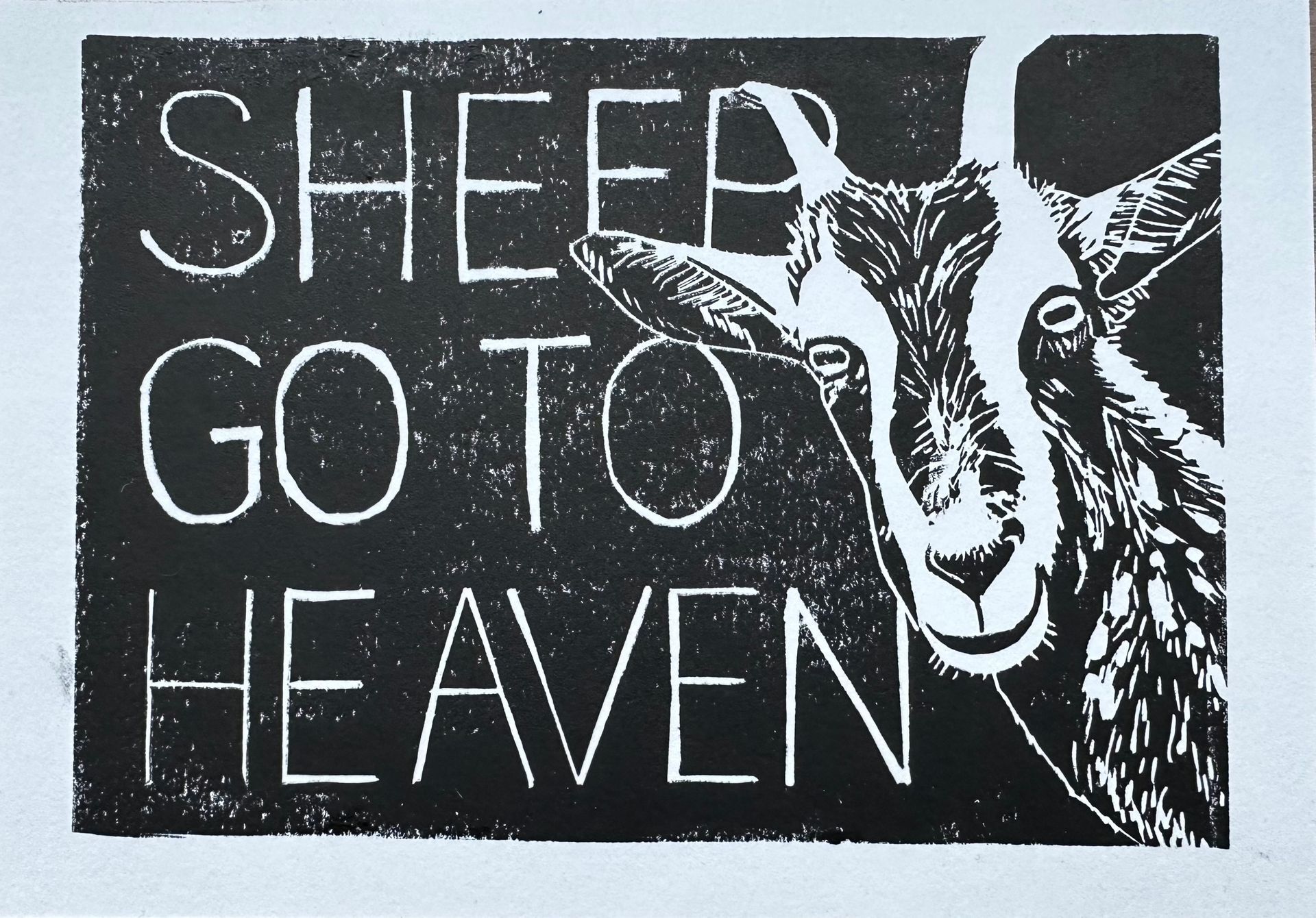 Goat
Linoprint, 200 x 150 mm