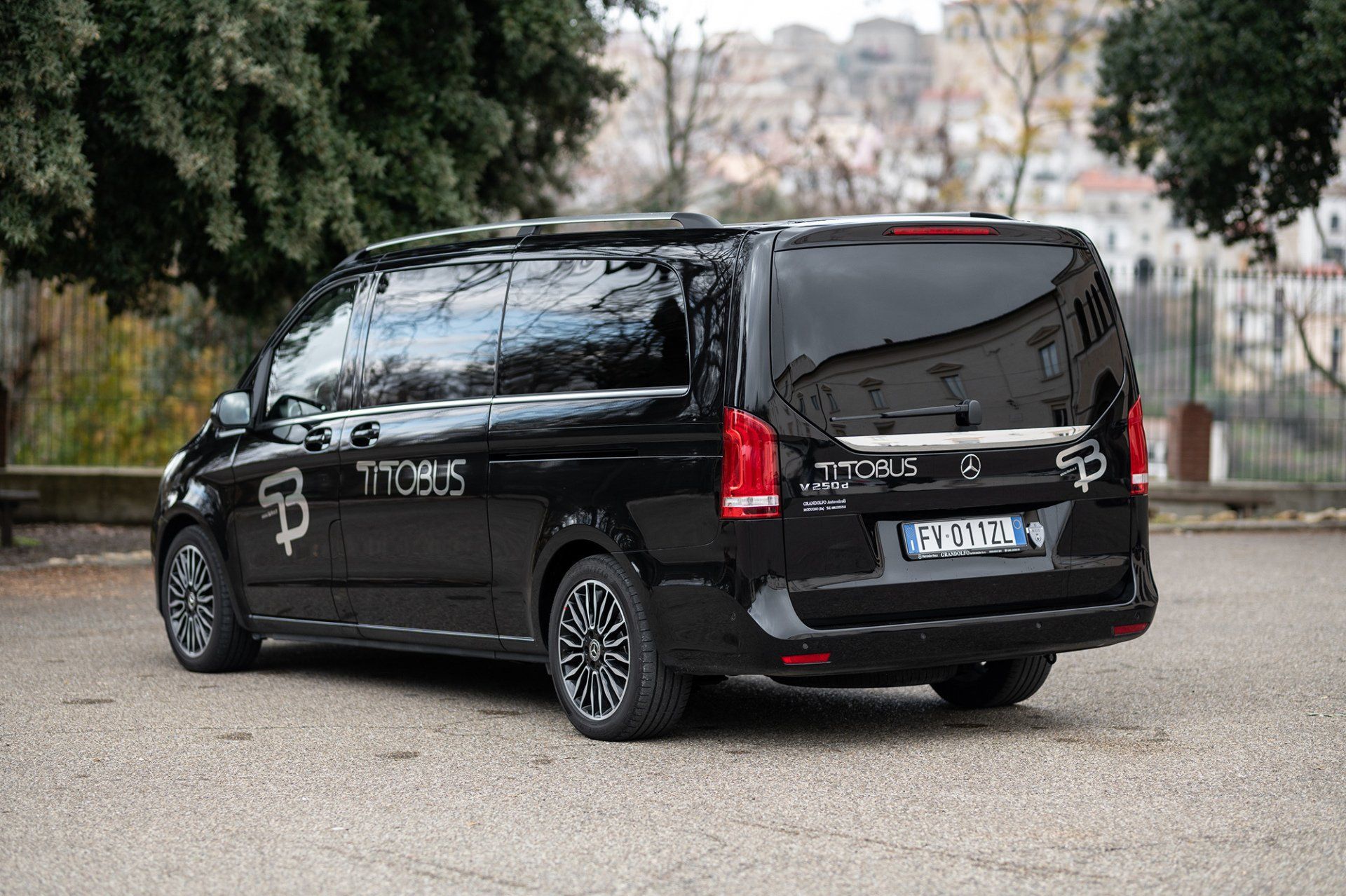 Rappresentazione servizio di noleggio minibus
