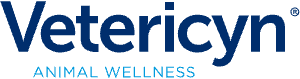 Vetericyn logo in dark blue text with