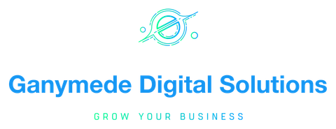 A logo for a company called ganymede digital solutions