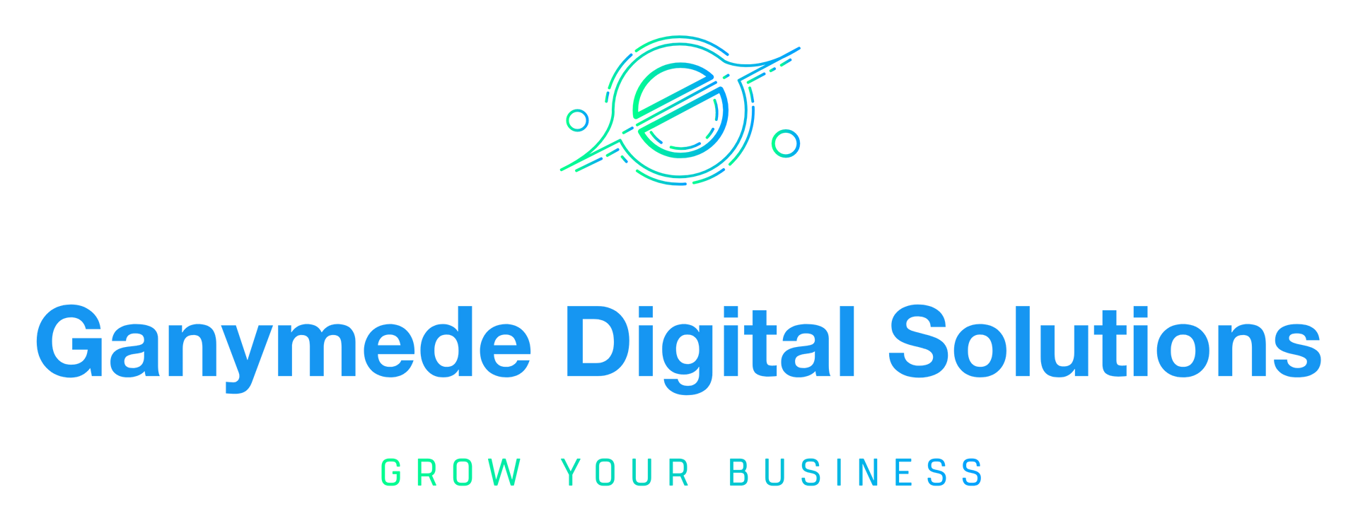 A logo for a company called ganymede digital solutions