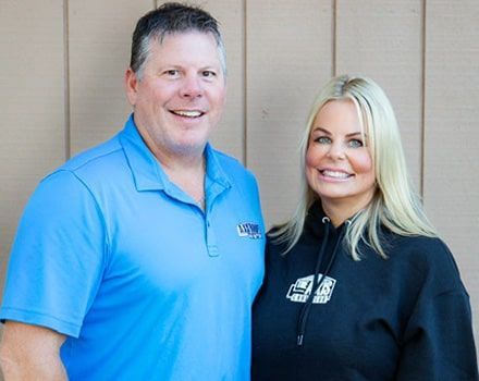 Casey and Cheri Groves, owners of Axis Roof and Gutter