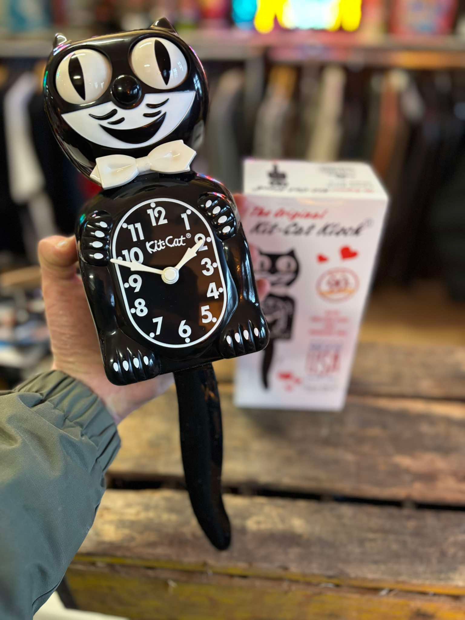 Kit Cat Klock Black - retour vers le futur