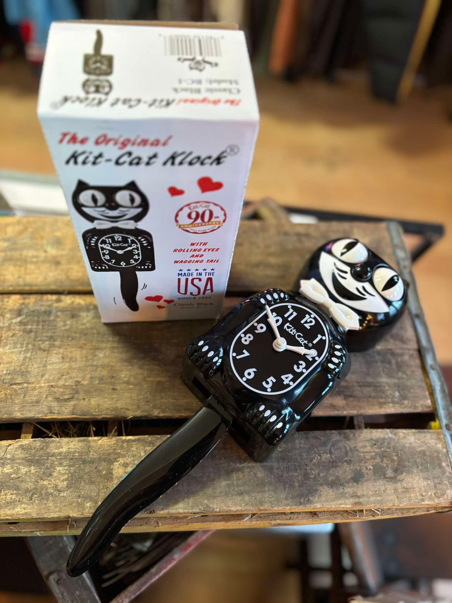 Kit Cat Klock Black - retour vers le futur