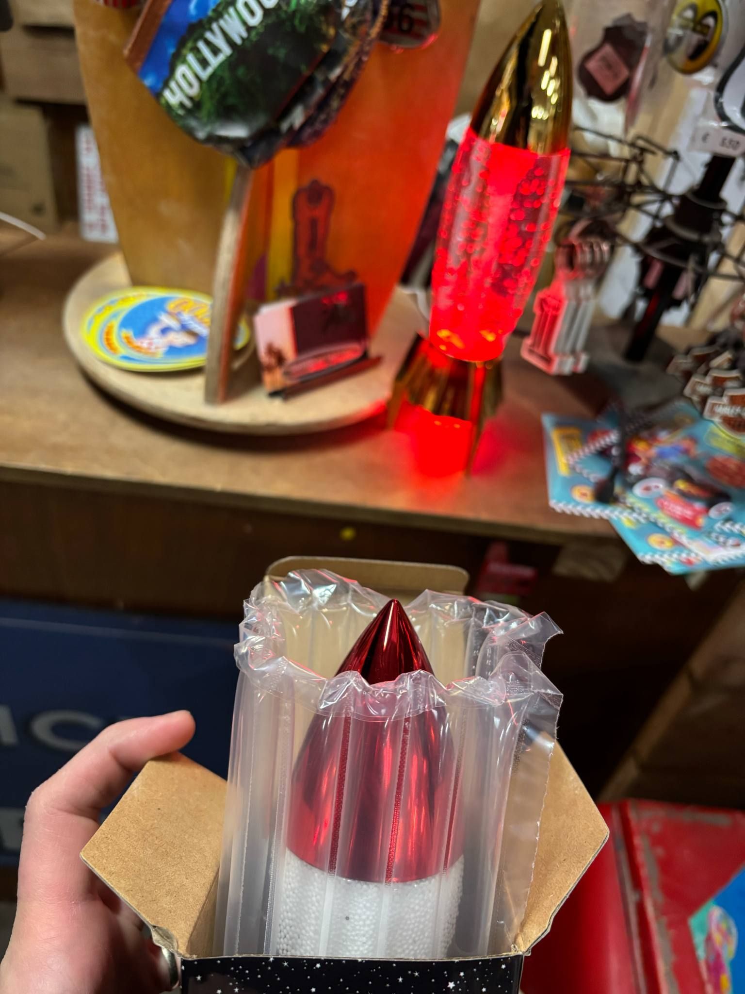 Lampe Tornade Galaxy / Fusée Spatiale LED