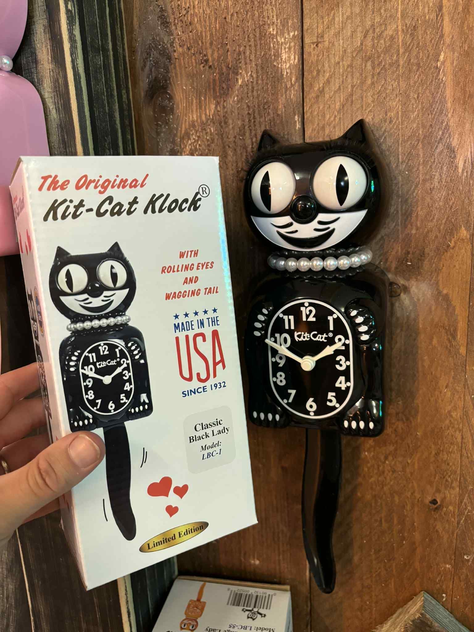 Kit Cat Klock – Horloge Chat Vintage Made in USA Dame