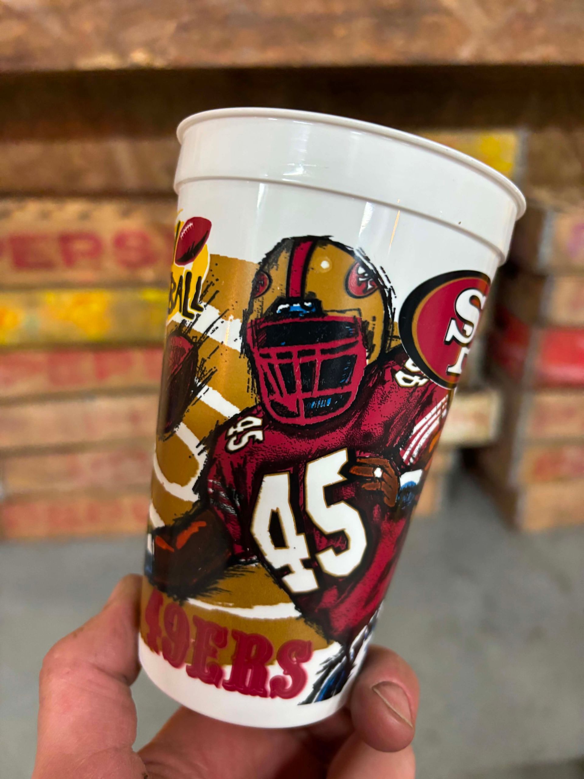 Gobelet vintage NFL San Francisco 49ers