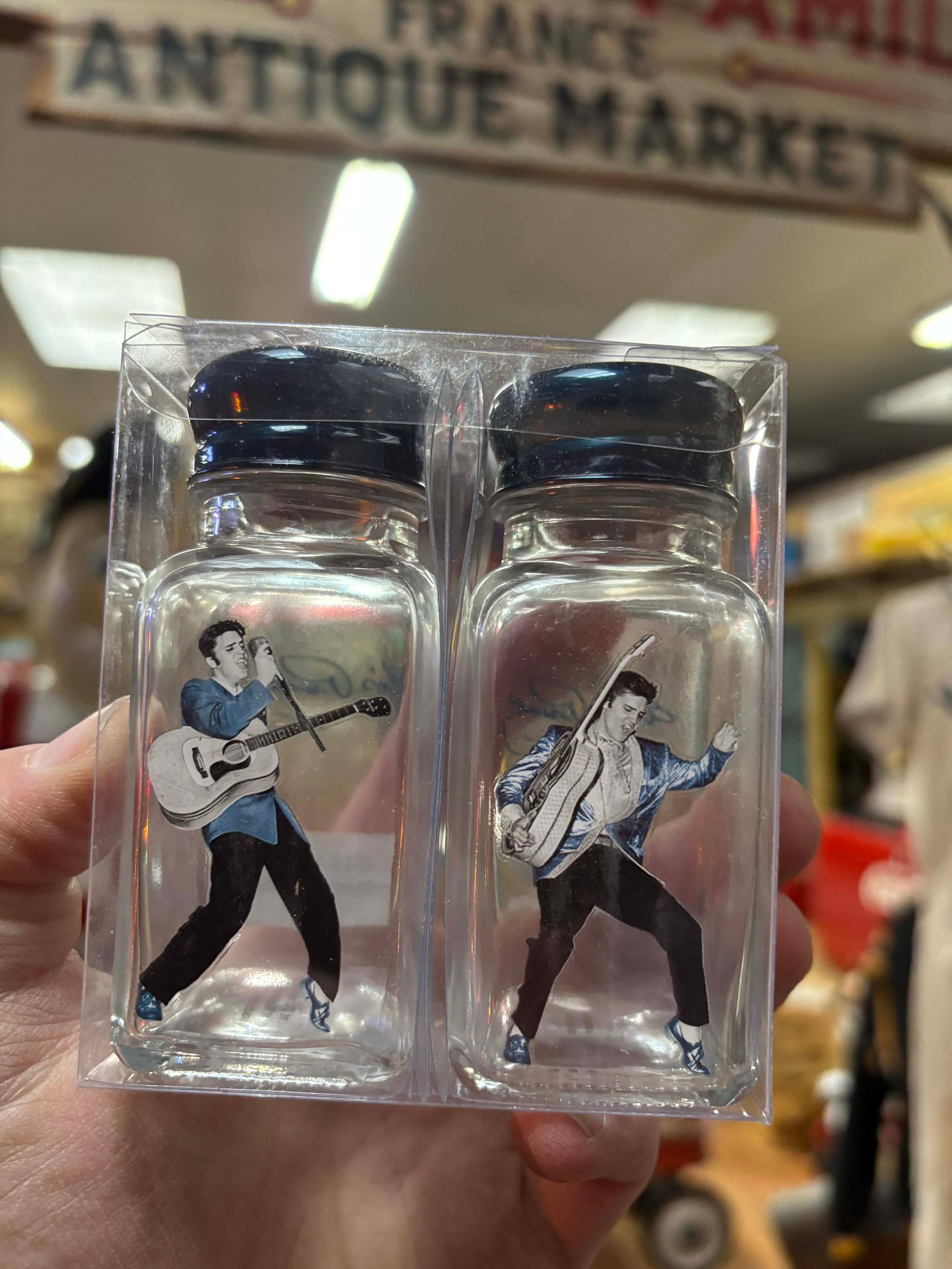 Salières & poivrières Elvis Presley – Blue Suede Shoes