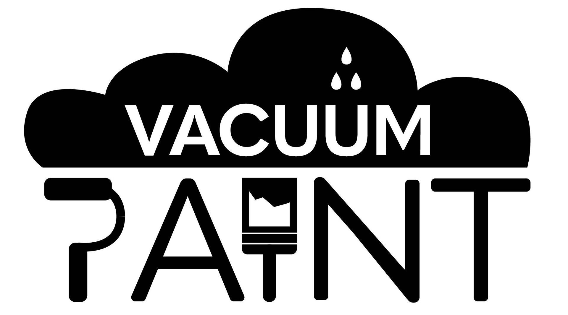 Logo van Vacuumpaint, specialist in verfbehoudsystemen voor kwasten.