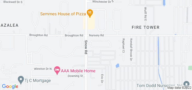 Map of business location