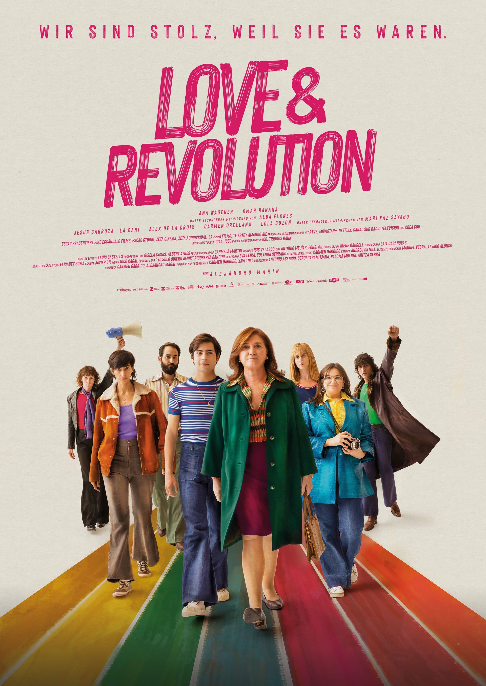 Ein Poster für einen Film namens „The Love“