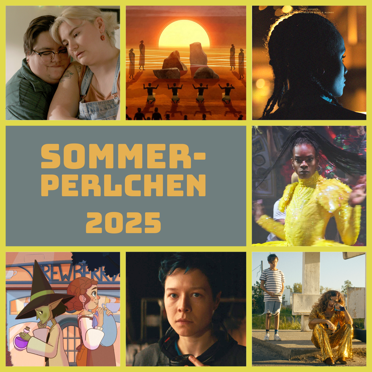Ein Filmposter für das Sommerperlchen-Kurzfilmprogramm