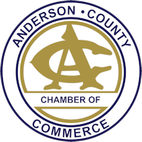 Anderson County Chamber of Commerce logo: Gold
