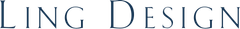 The word ling design is on a white background