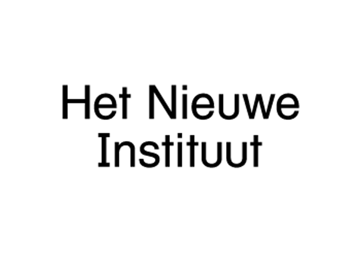 Text reading “Het Nieuwe Instituut” in black on a white background