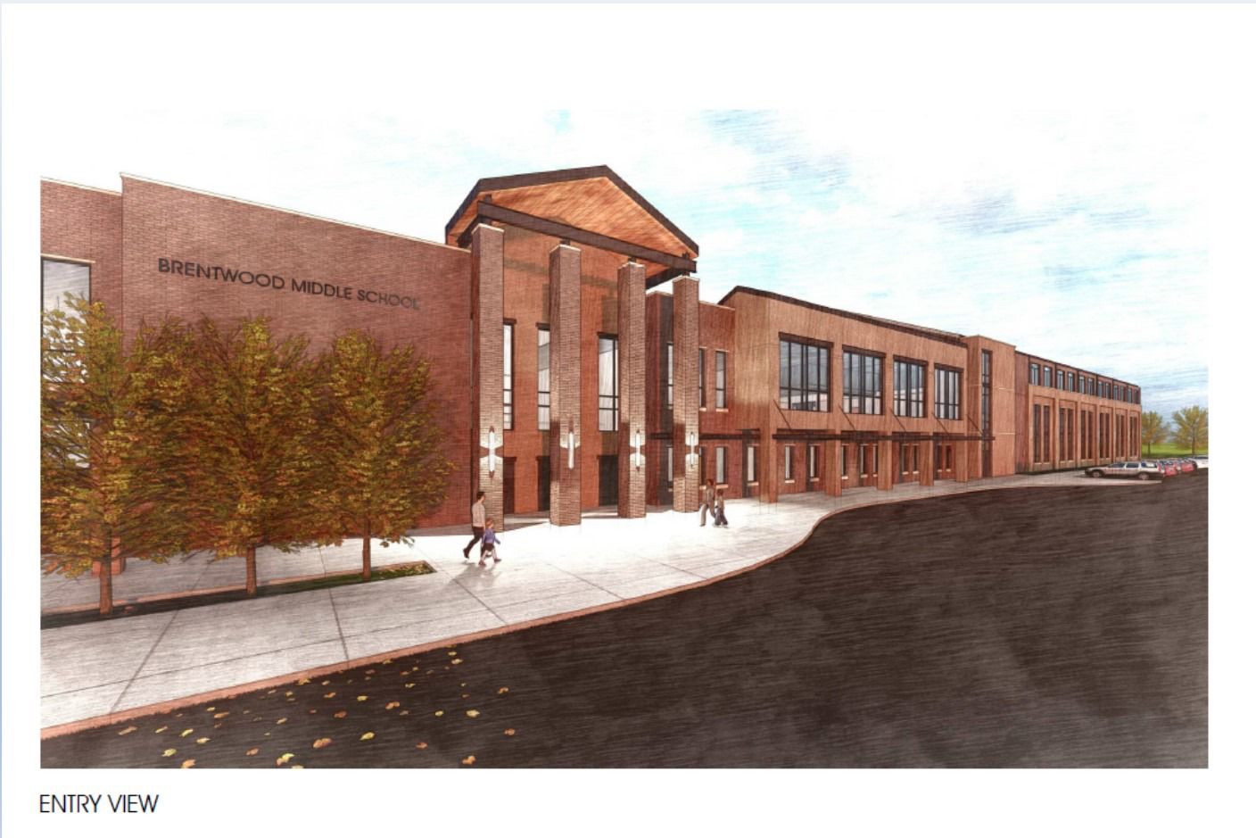 Construction of the future gymnasium 