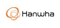 The hanwha logo is on a white background.