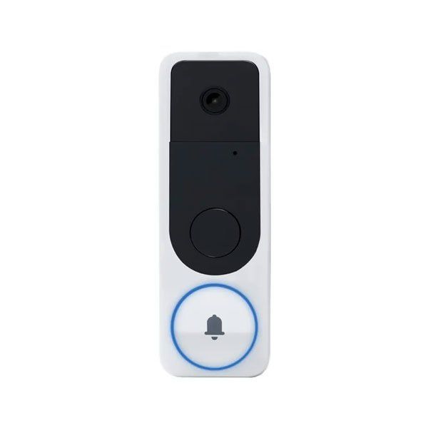 A doorbell with a camera and a bell on it