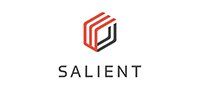The salient logo is a red and black hexagon on a white background.