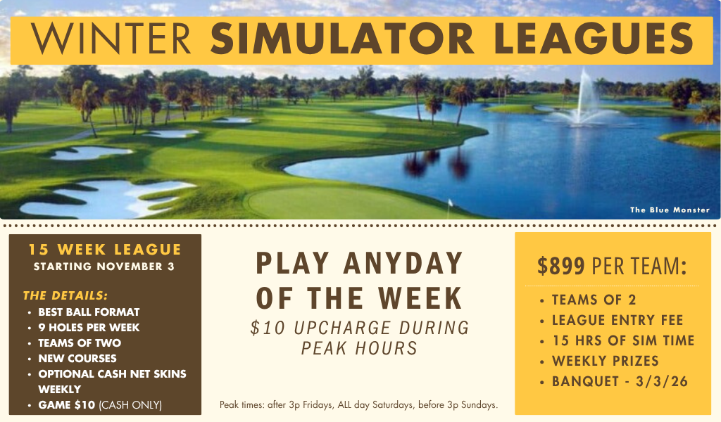 Winter simulator league information