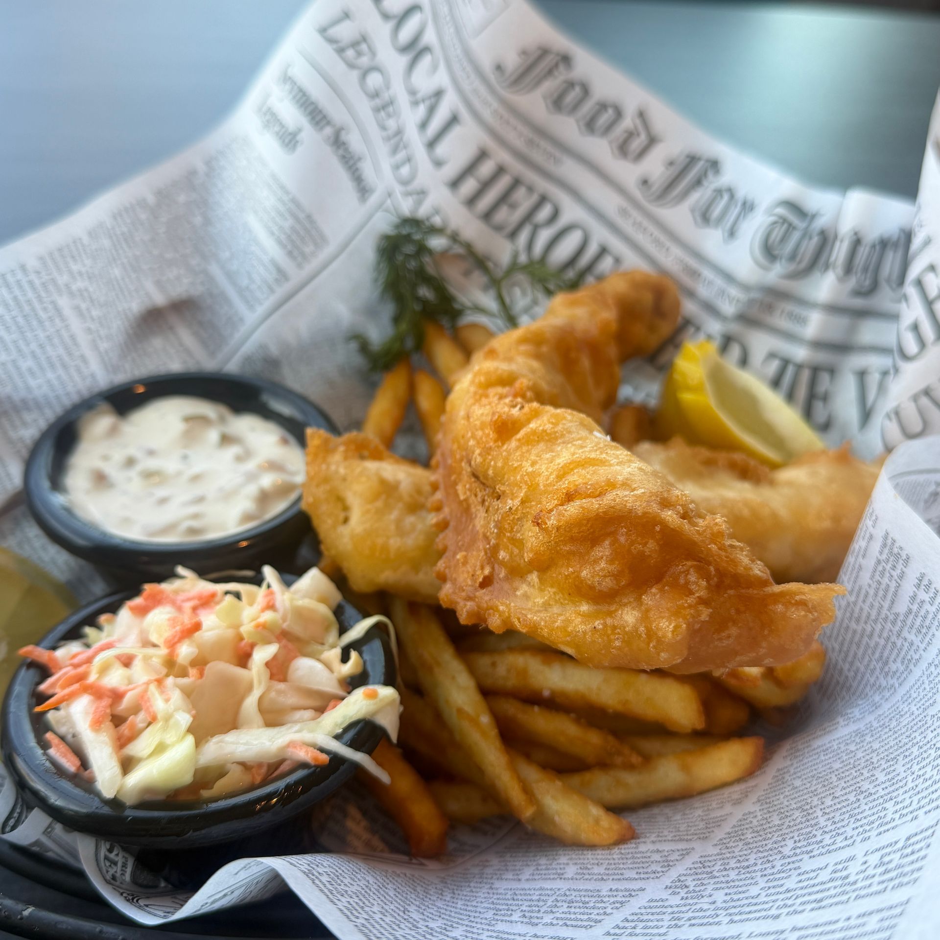 Fish Fry basket picture
