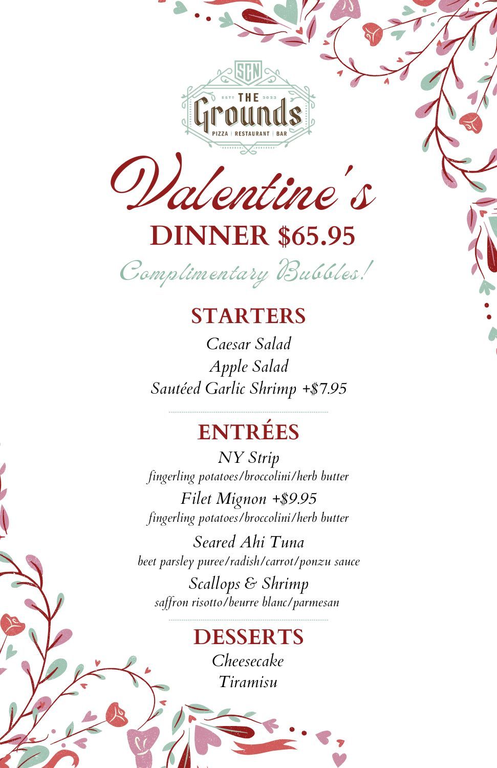 Valentine's Day Special Dinner 