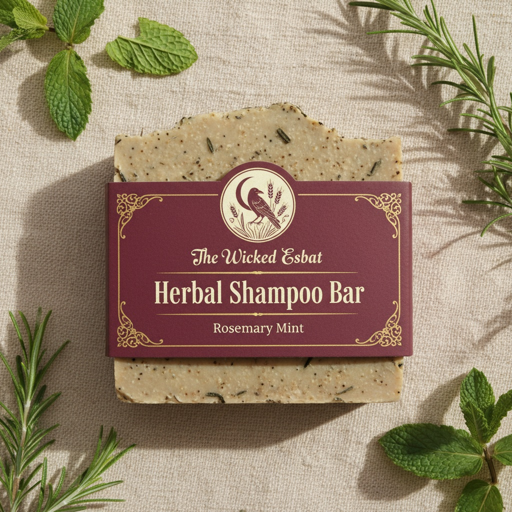 Herbal Shampoo Bar - Rosemary Mint