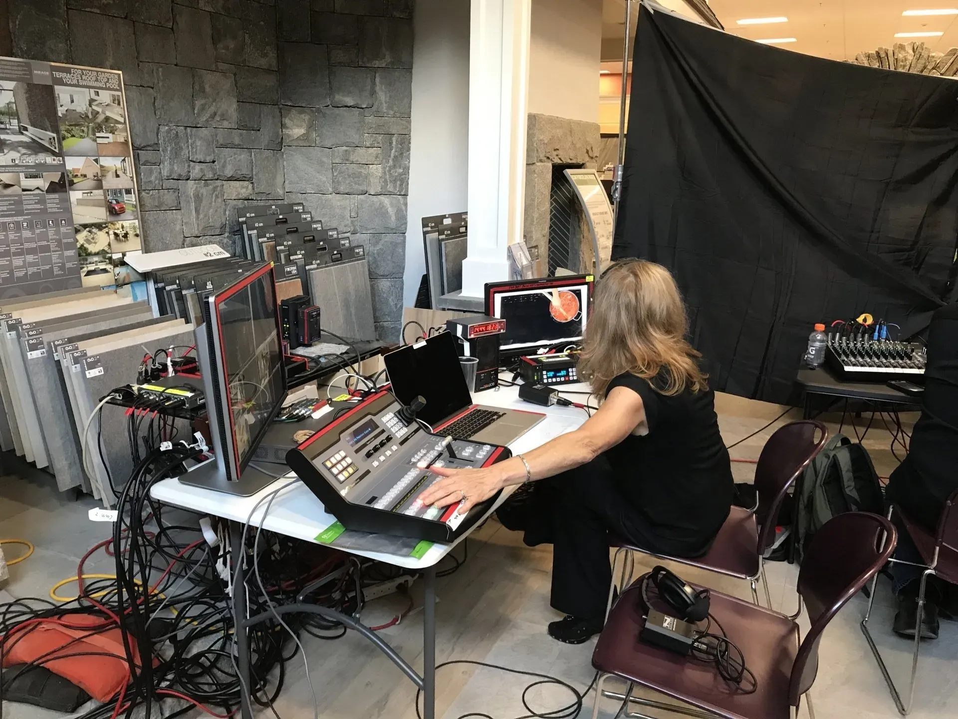 Woman Editing Video