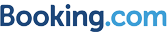 Booking.com logo in blue text on a white background