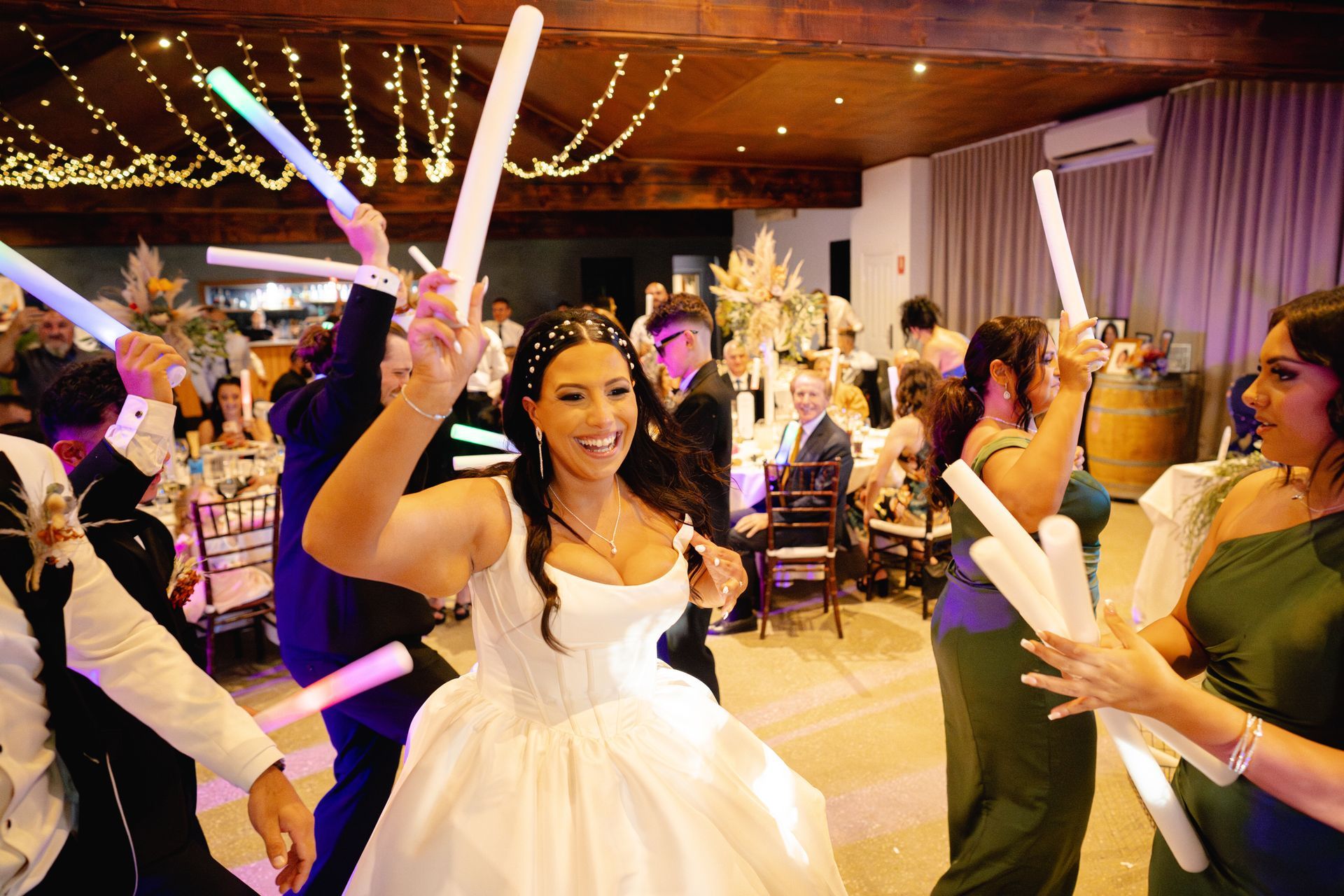 Bride on dance floor