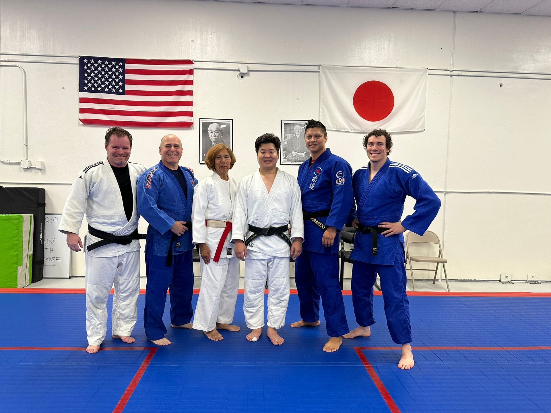 Kids practicing Judo grip drills at Champion Martial Arts & Fitness in Pasadena, TX to build focus and problem solving.