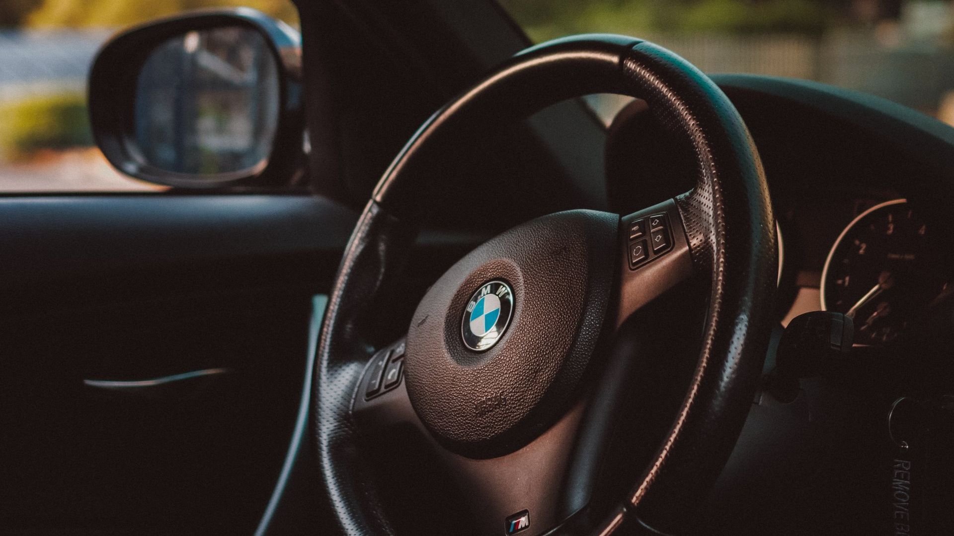 BMW Steering Wheel | Top Mobile Interior Car Cleaning Company | Austin 78737, 78735, Driftwood, Kyle, Buda TX