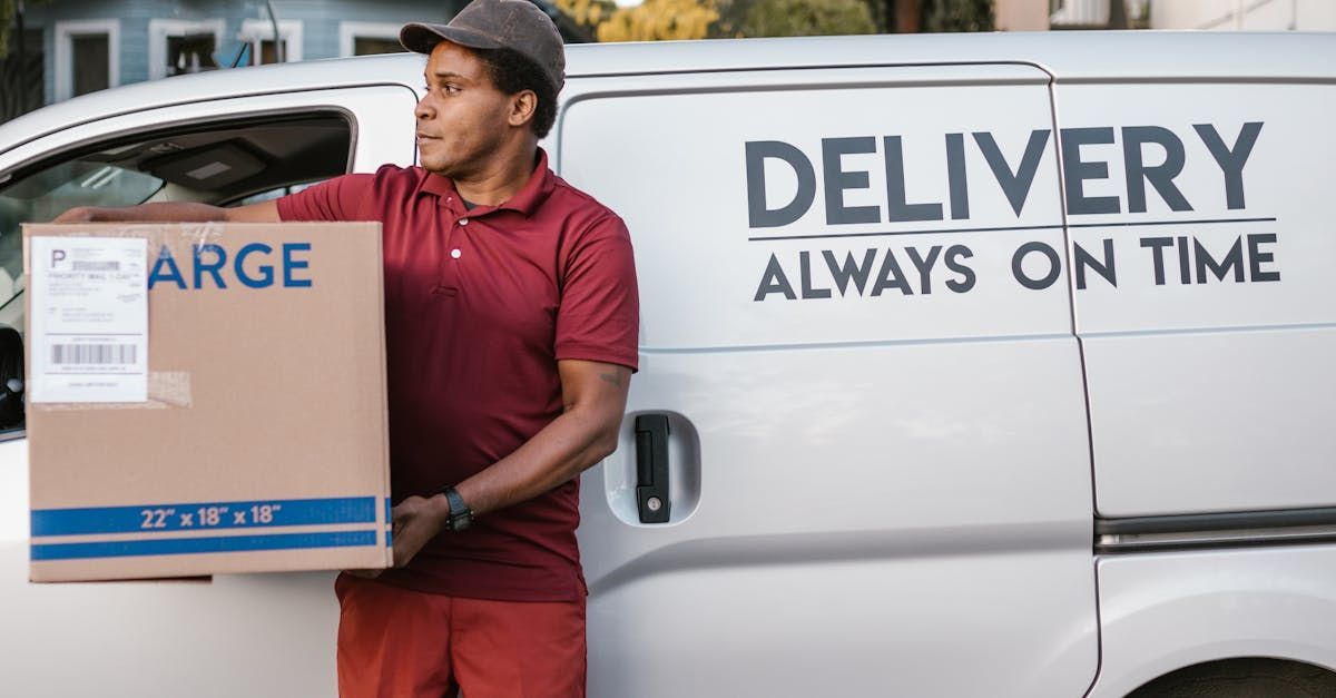 Best fleet mobile cleaning and maintenance | Buda TX man making delivery | Mobile detailing for fleets in Buda TX