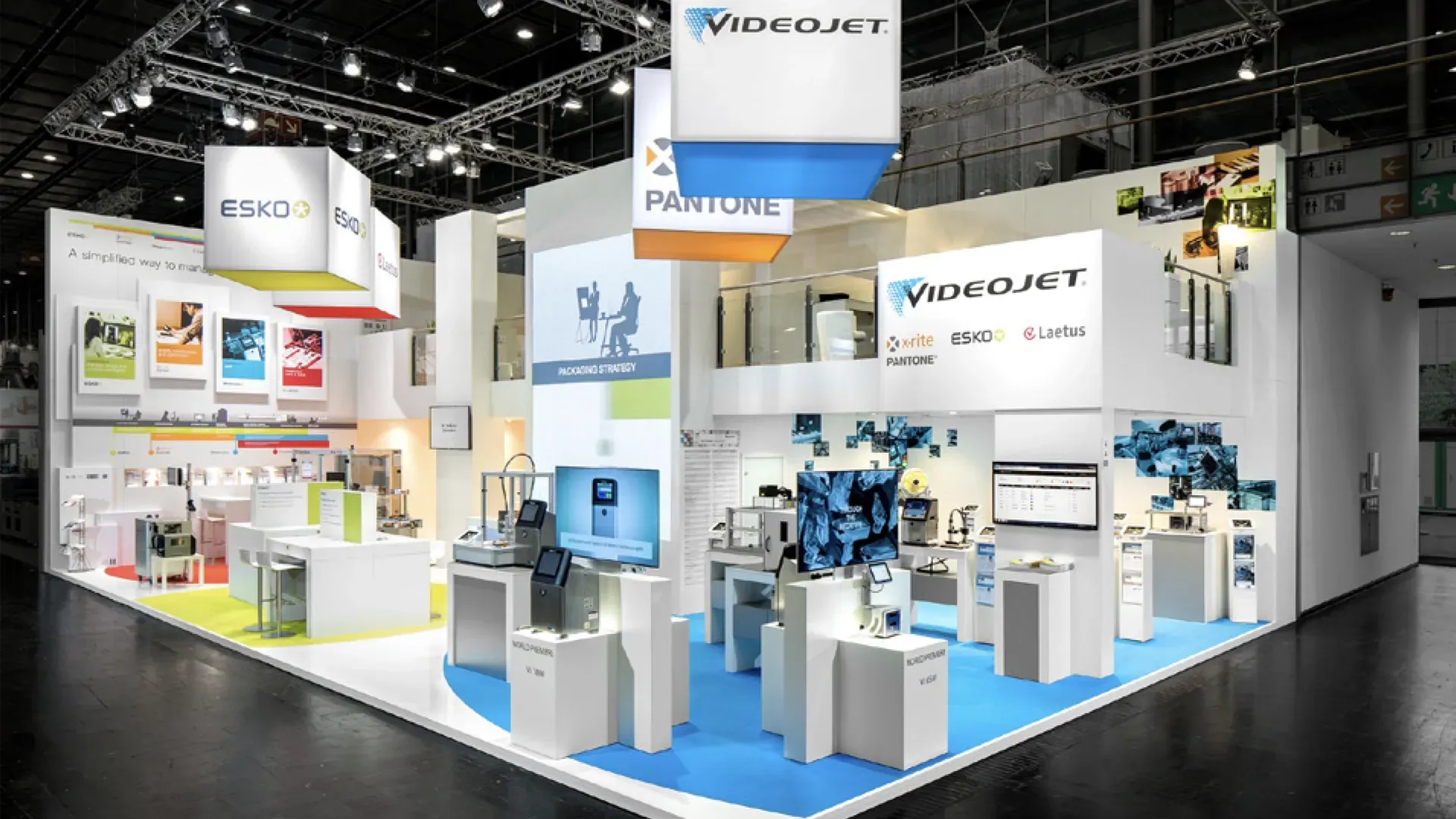 Videojet's exhibition stand at for Interpack 2017