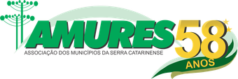 A green and white logo for amures associacao dos municipios da regiao serrana