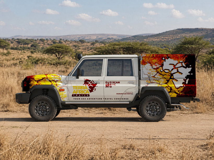 Terra Africa Trails branded Toyota Land Cruiser LC79 Double Cab