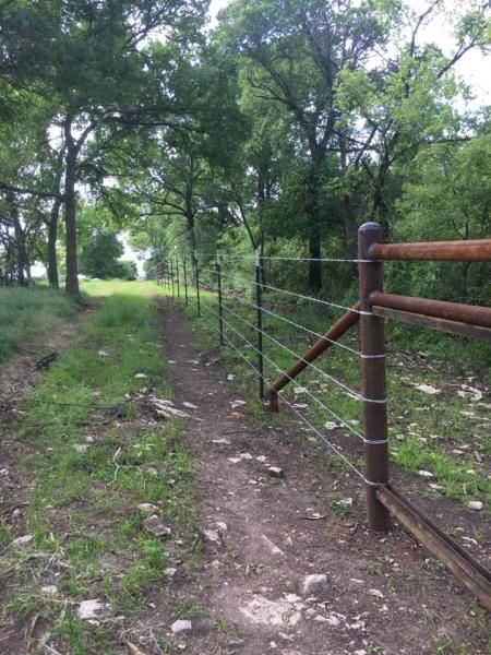 barbed wire fencing