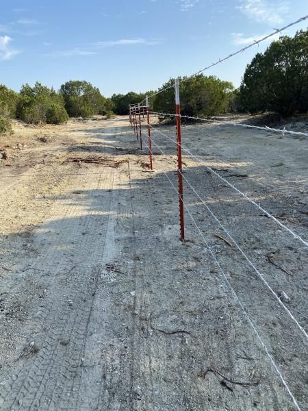 barbed wire fencing